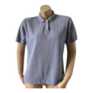 BROOKS BROTHERS Womens Size Small Gray Cotton Short Sleeve Collared Polo Shirt0